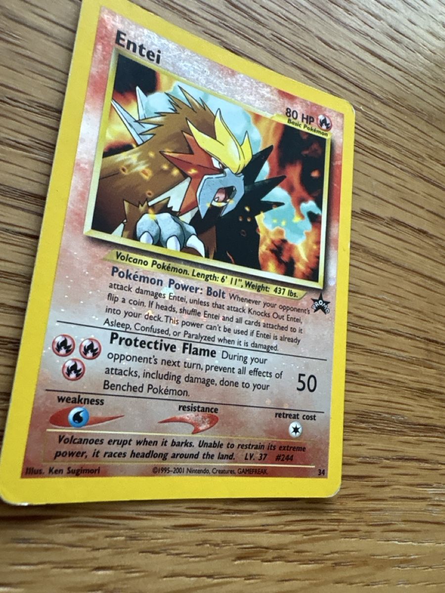 Pokémon Sammelbilder & Trading cards: Pokemon, Entei, Black Star Promos – Gebraucht aus Zürich von el_marcel 1