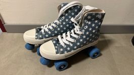 Rookie Rollschuhe Canvas High Stars, Grösse 39,