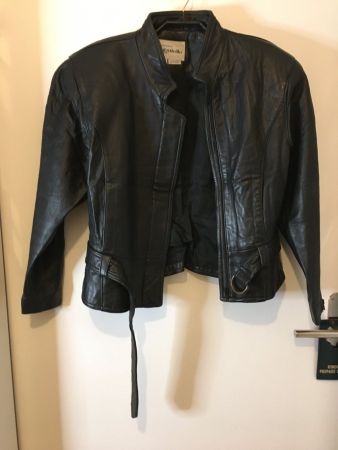 Damennappaleder Jacke by Margaret Godfrey/CANADA ,Gr38, NEU
