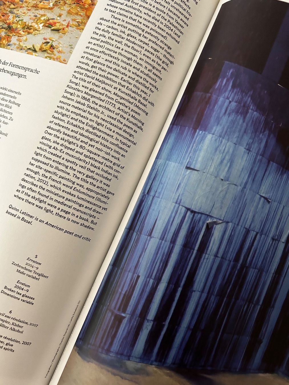Zeitschriften & Magazine: LATIFA ECHAKHCH . FRANK STELLA. frieze d/e 2012 – Gebraucht aus Zürich von Coffeetable88 1