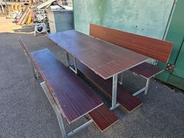 5x Tischgruppen / Tische mit Bänken klappbar