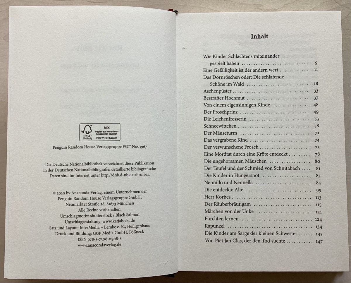 Libri: Märchen Horror – Usato da Reinach BL venduto da Linda013 2