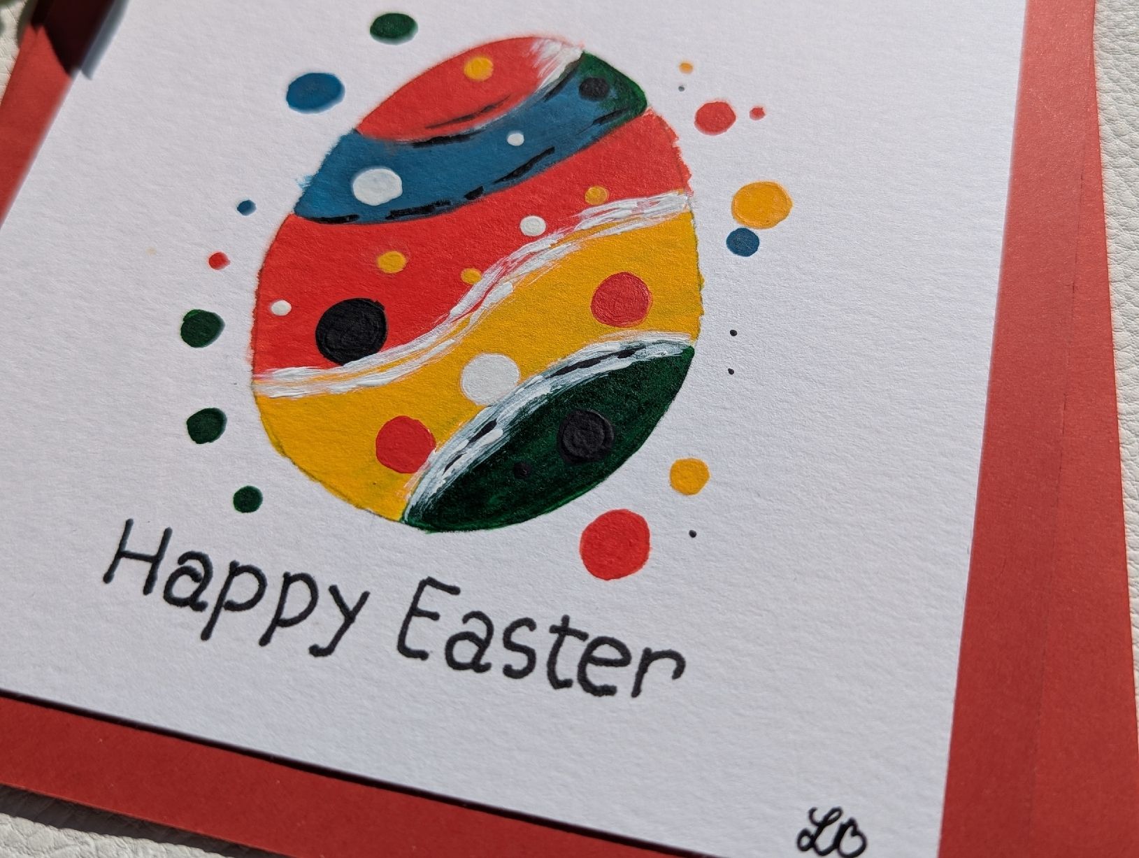 Cartoline: Handmade Easter Card - Unique Spring Decoration – Nuovo e nell'imballaggio originale da Winterthur venduto da LaVieColor 2
