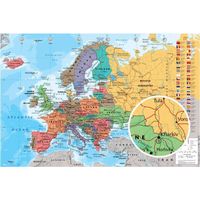 Poster Europa Landkarte