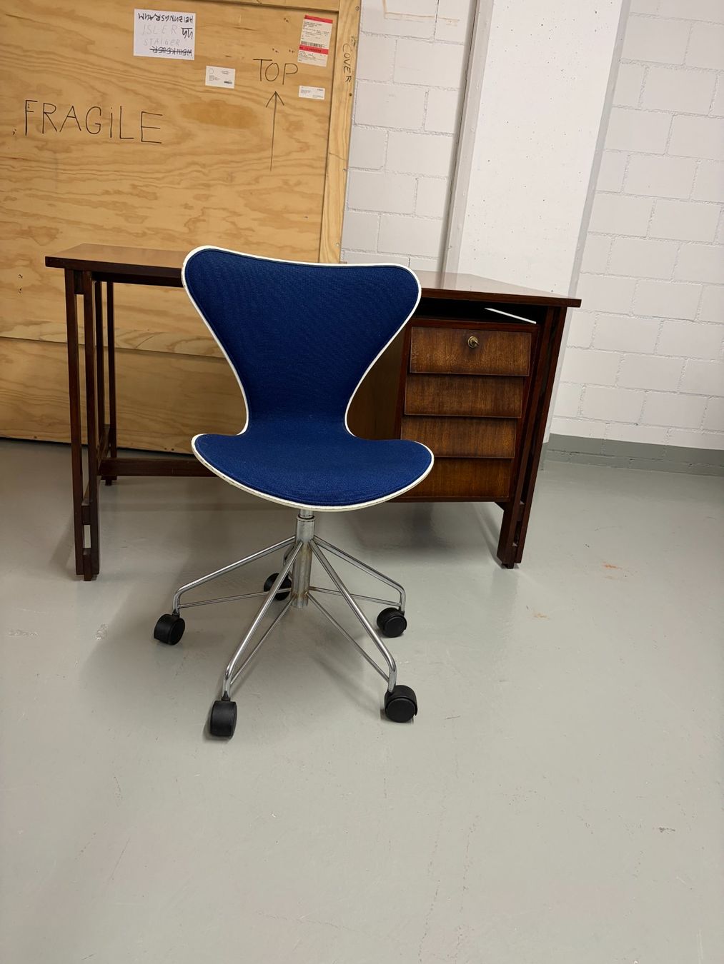 Chaises: Arne Jacobsen, Rollbürostuhl – D'occasion à Zürich par less_more 1