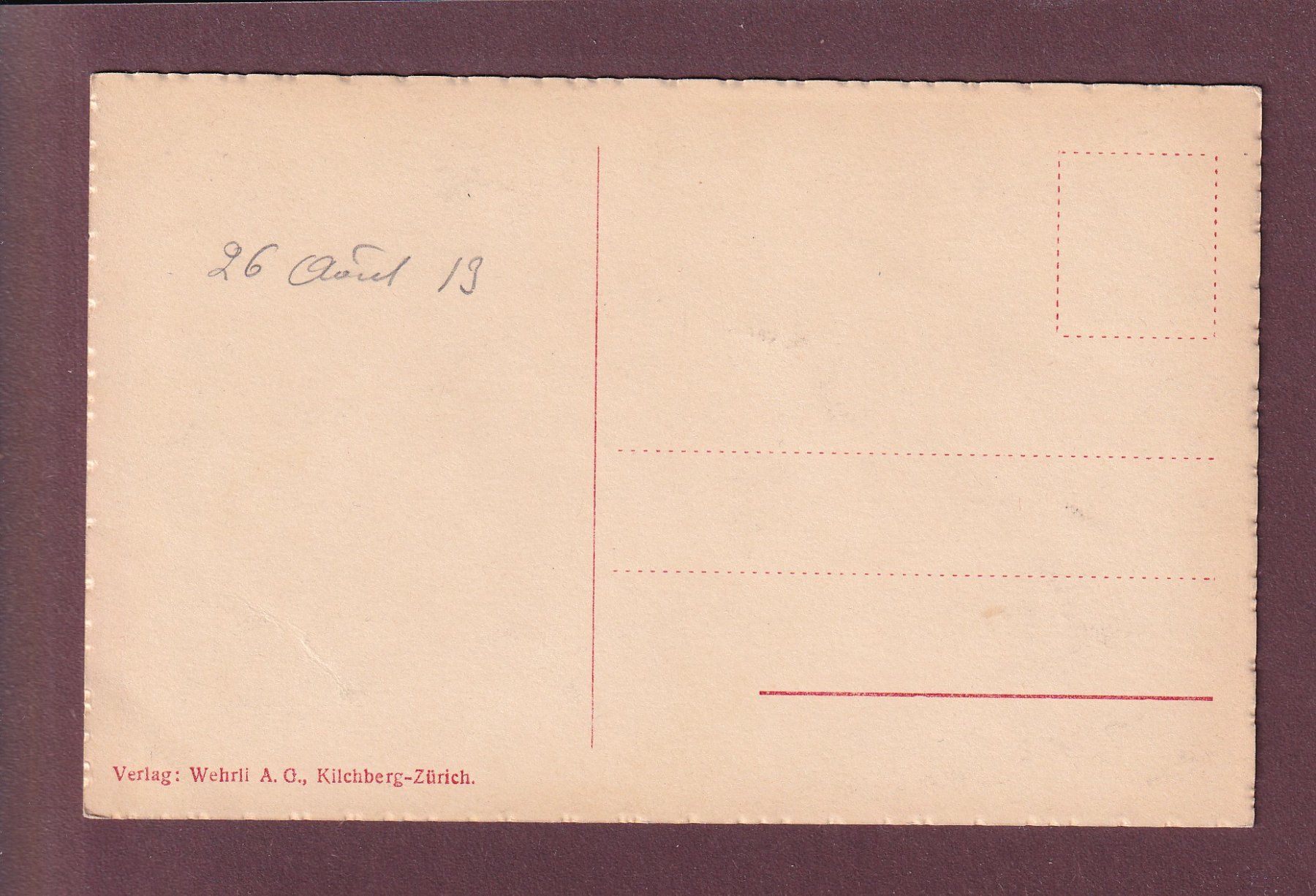 Cartoline postali: AXENSTRASSE - Leute - Urirotstock – Usato da Pully venduto da nicecards 1