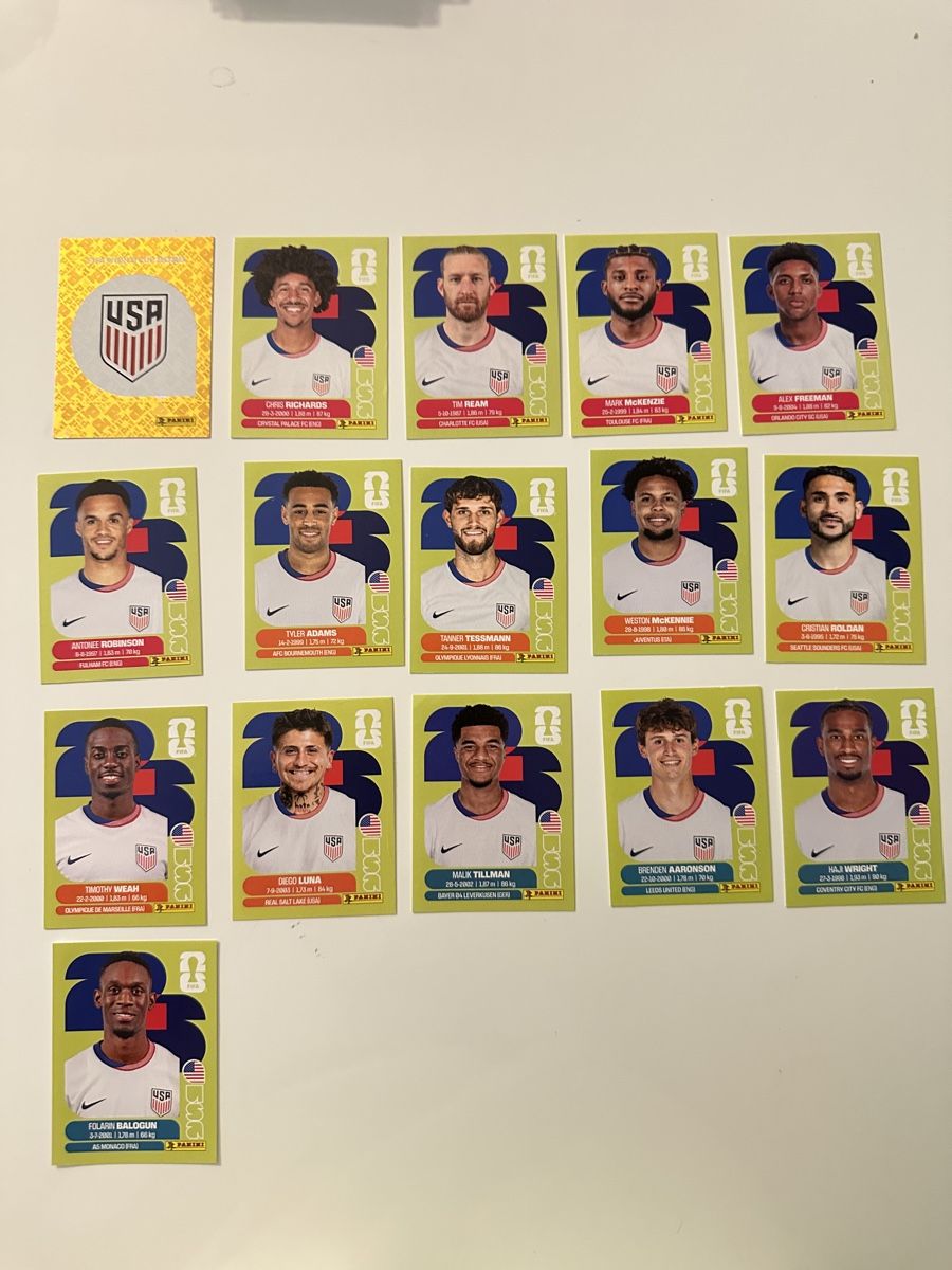 Panini Carte collezionabili: PANINI WM 2026 verschiedene Bilder USA – Nuovo (secondo la descrizione) da Meggen venduto da Carina5555