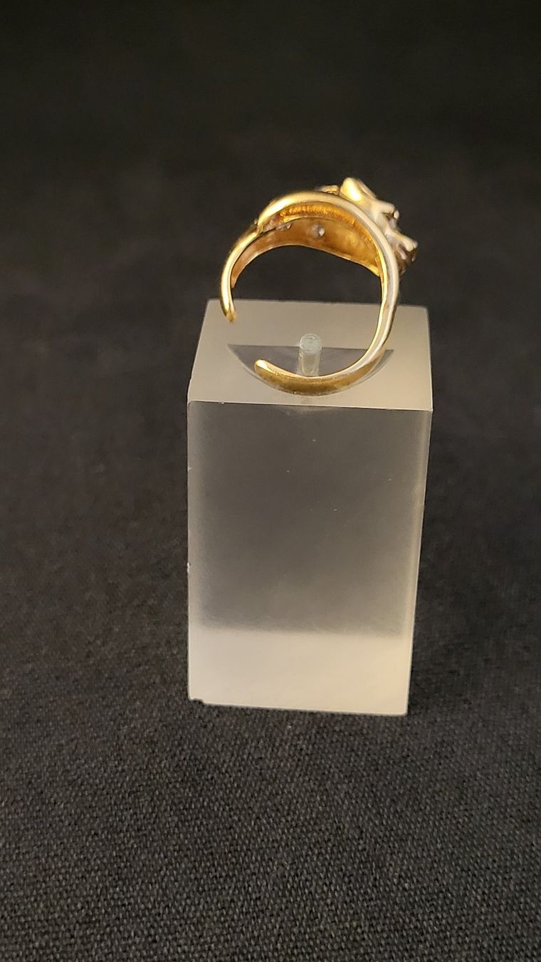 Ringe: Goldring mit Raubkatzen-Kopf – Gebraucht aus Basel von spinne02 6