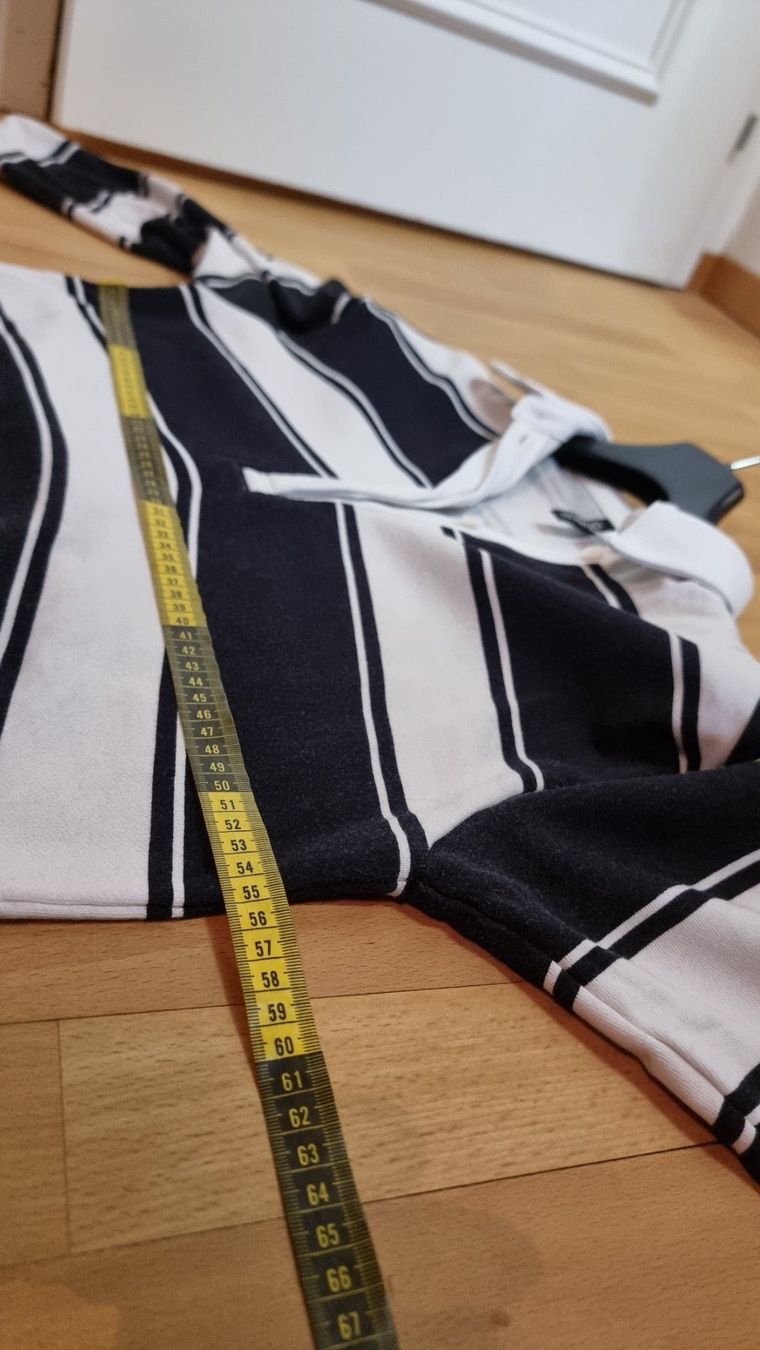 H&M Maglioni & Felpe: Longshirt gestreift Gr. L schwarz/weiss – Usato da Wald ZH venduto da CapLux 7