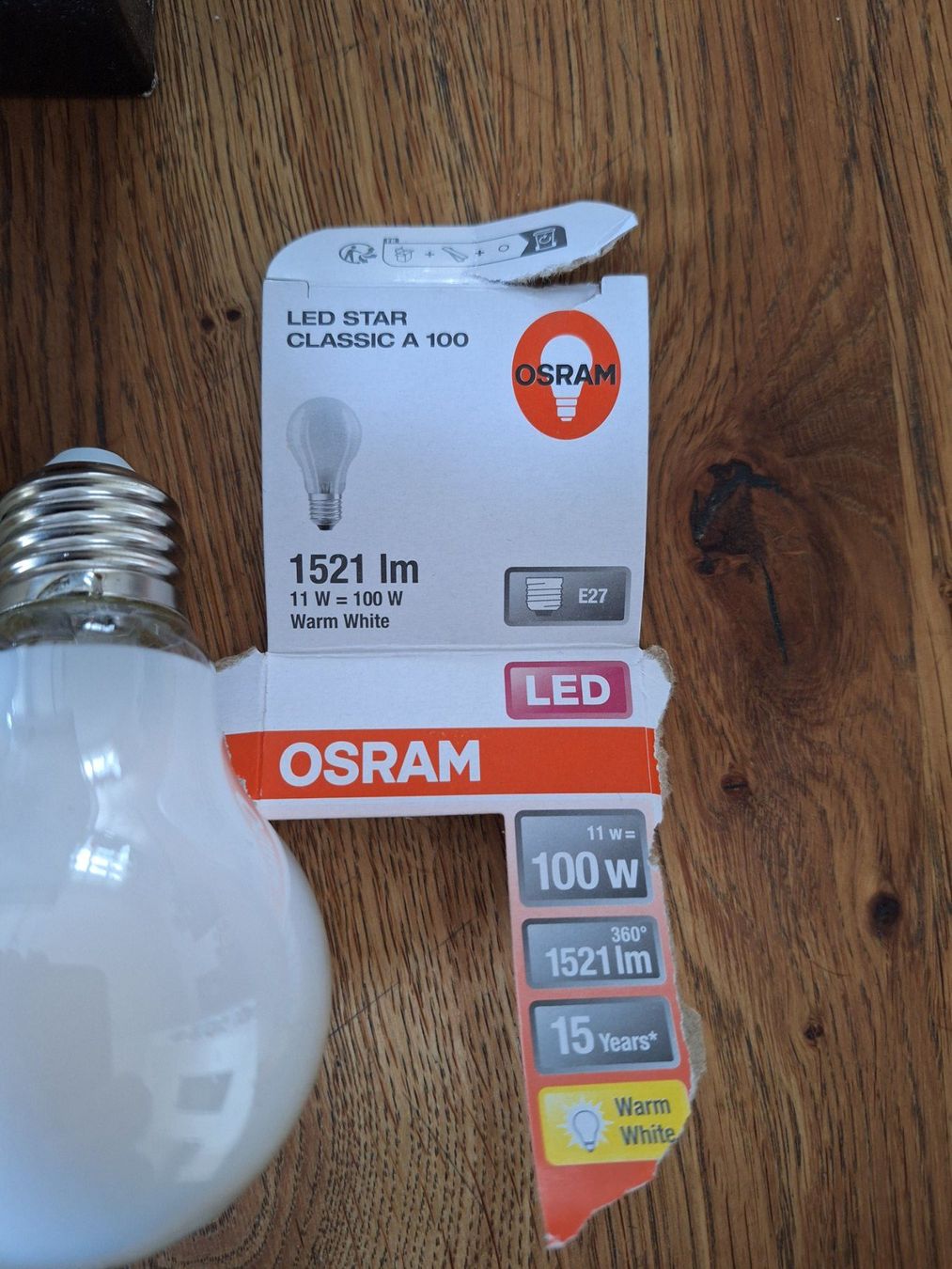 Lampade: Gitterlampe  mit Birne 11W = 100 W    neu – Nuovo e nell'imballaggio originale da Altdorf UR venduto da aswe 4