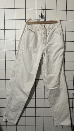 Wild Jeans - Vintage white jeans, Size 34 - waist 34.5cm