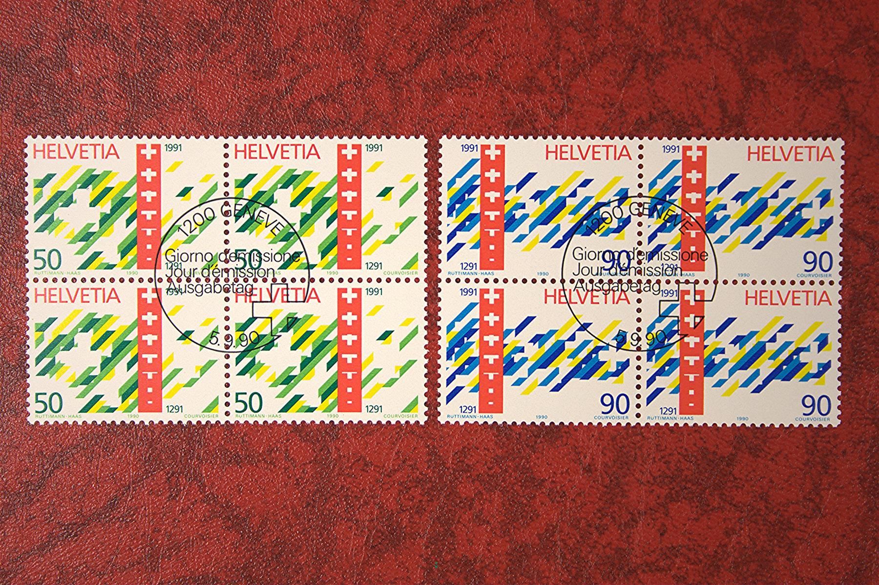 Tutti i francobolli: 1990: 799 + 800 Et. mit Gummi – Nuovo (secondo la descrizione) da Deitingen venduto da Lglobi