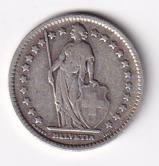 Tutti le monete: Schweiz 1 Franken 1914 rar – Usato da Neuchâtel venduto da karlpierrino 1