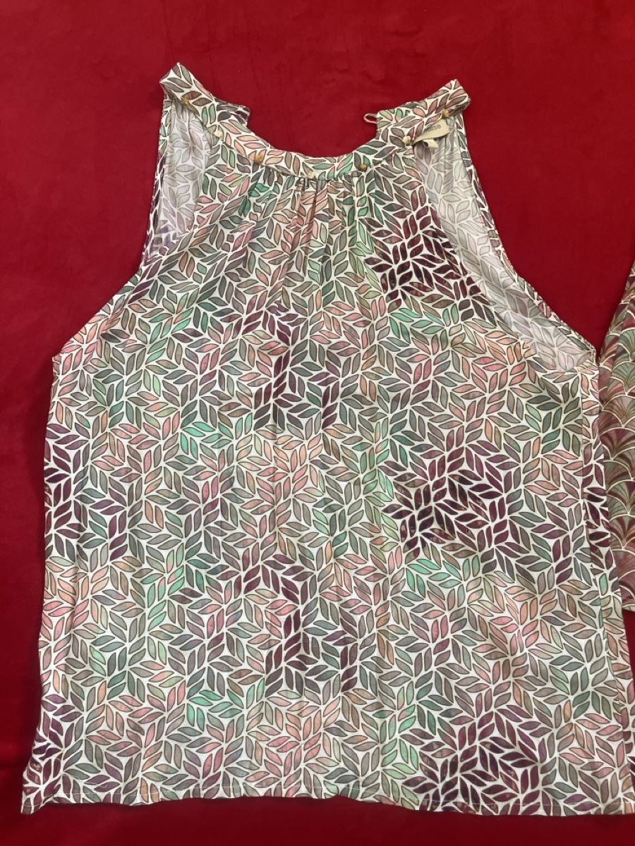 Top: Ema tesse Sommer Top, Gr. 2, gemustert, leicht & luftig – Usato da Muralto venduto da jac_hkz5 3