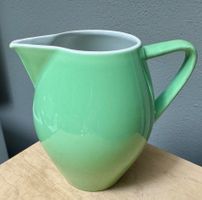 Toller grosser Rössler Krug grün 1 1/2 Liter 18 cm vintage
