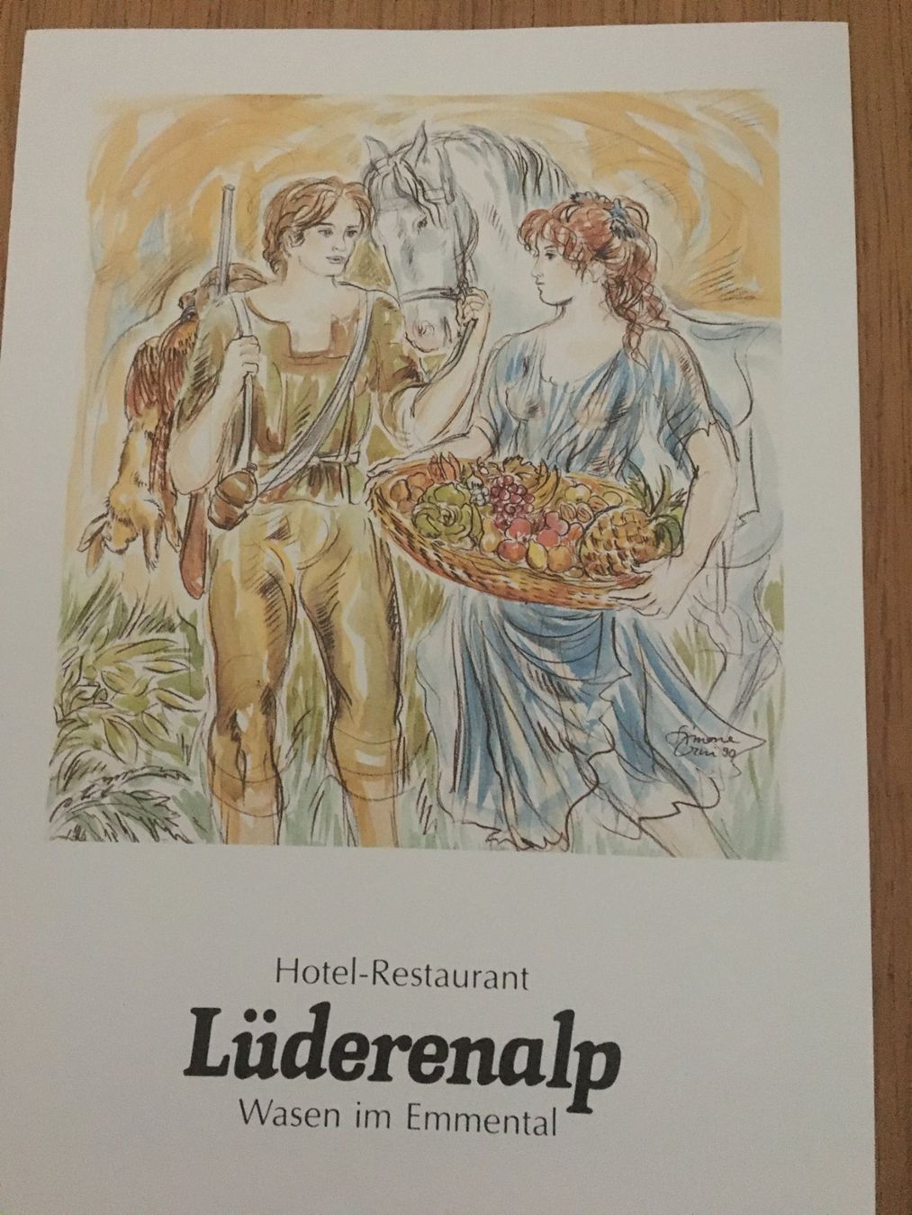 Ansichtskarten: Hotel Lüderenalp – Gebraucht aus Richterswil von solalex