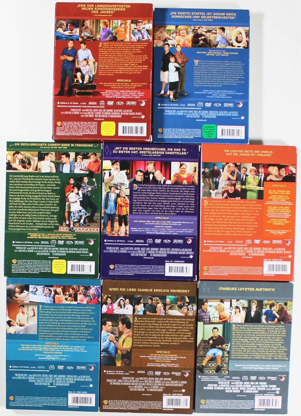 Tutti i DVDs: DVD - TWO AND A HALF MAN - Staffeln 1-8 – Usato da Brüttisellen venduto da Collector-Corner 2