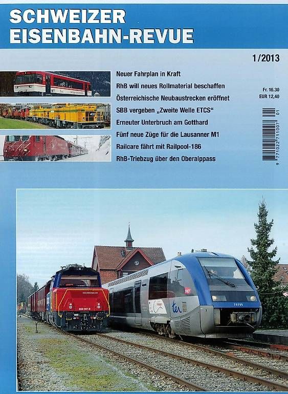 Zeitschriften & Magazine: Schweizer Eisenbahnrevue SER Jahrgang 2013 – Gebraucht aus Winterthur von rivella86