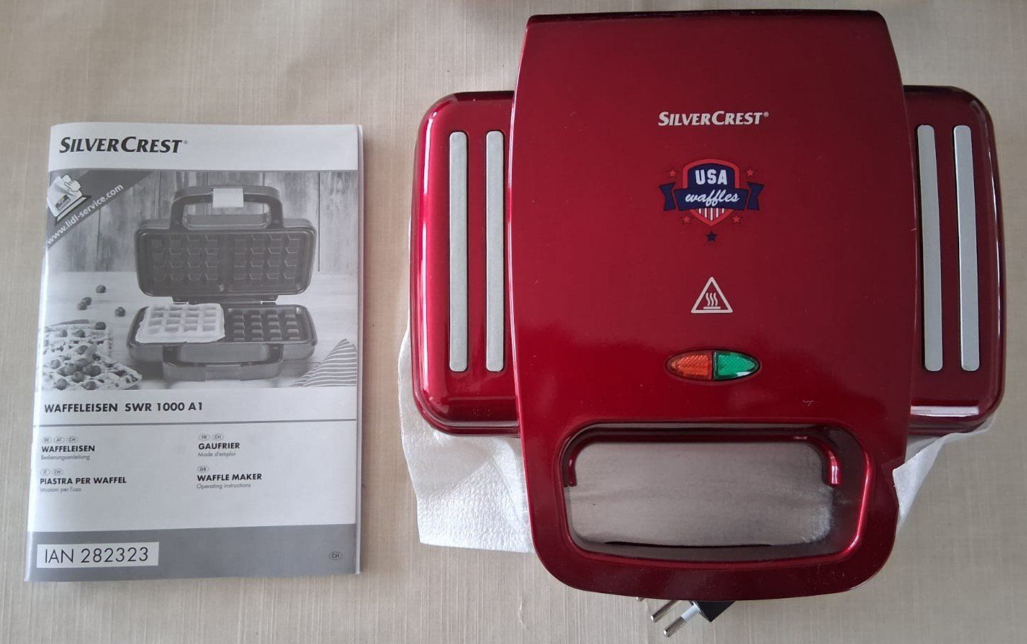 SilverCrest Elettrodomestici da cucina: Waffeleisen Silvercrest ILAG in Originalverpackung – Nuovo e nell'imballaggio originale da Meilen venduto da nessy492 1