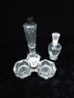 Antike Glas-Flacons und Salzgefäss