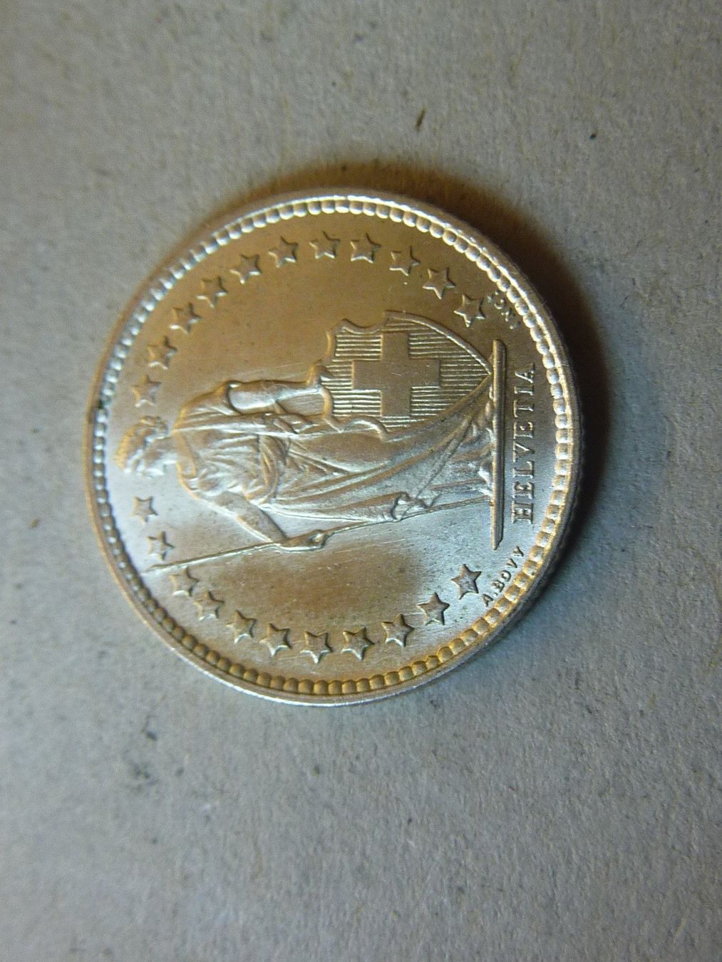 Tutti le monete: 1/2 Fr.  1957  unz. / stgl. – Usato da Seon venduto da aee_7gpz 2
