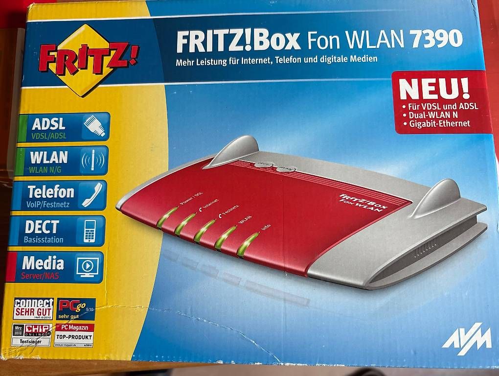 Avm Modem & Router: Fritz!Box 7390 – Usato da Brugg AG venduto da Kabru