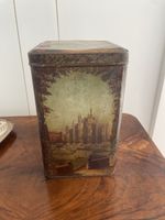 Scatola vintage in latta illustrata, da collezione 50