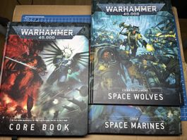 Warhammer 40k 9th ed space marine, wolves and core