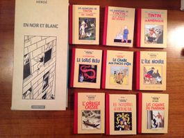 coffret mini Tintin en noir et Blanc -