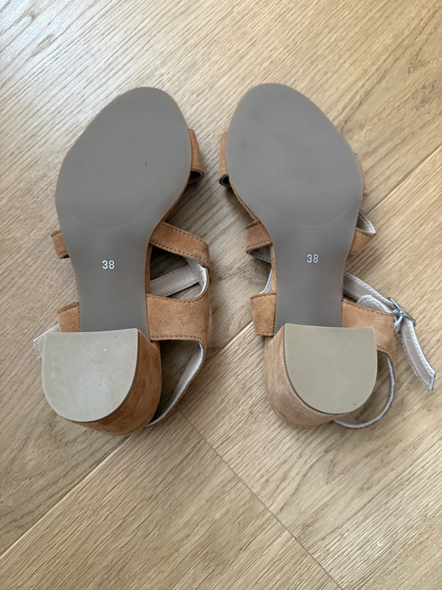 Navyboot Scarpe da donna: Navyboot Sommersandalen Gr.38 mit Absatz – Nuovo (secondo la descrizione) da Steg VS venduto da Billakruuu 4
