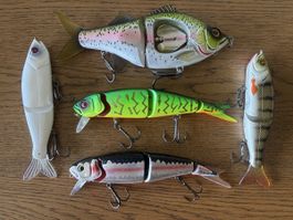 5 Fisch Kunstköder Set (SwimBait)