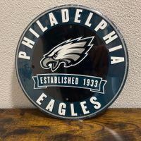 🏈 NFL Philadelphia Eagles Schild (Ø 30cm) (Lizenziert & OVP