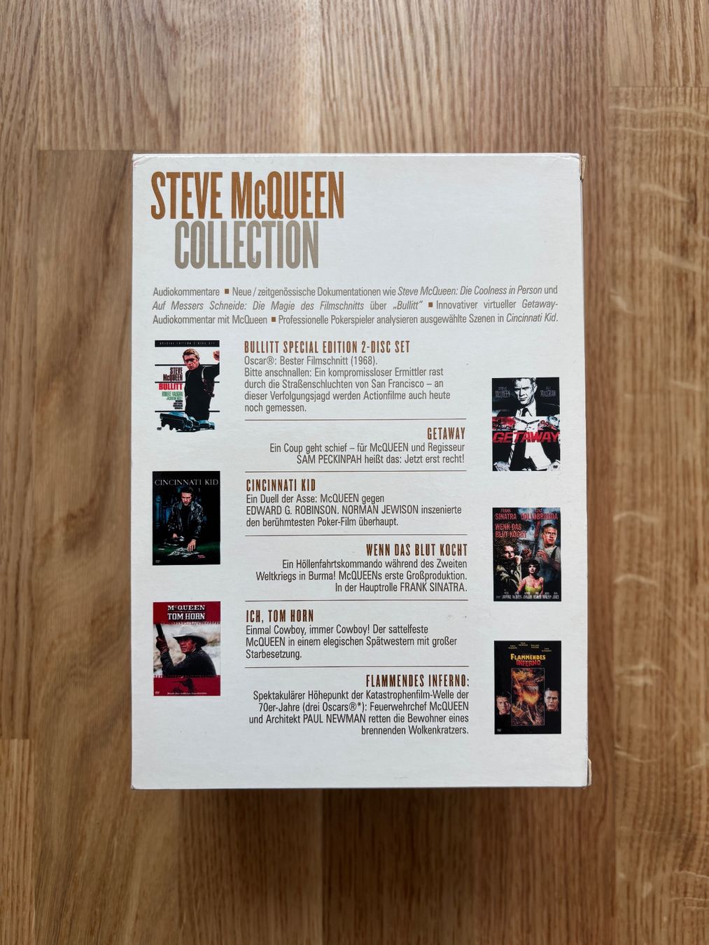 Tutti i DVDs: Steve McQueen Collection DVD Box – Usato da Zürich venduto da fisadr90 1