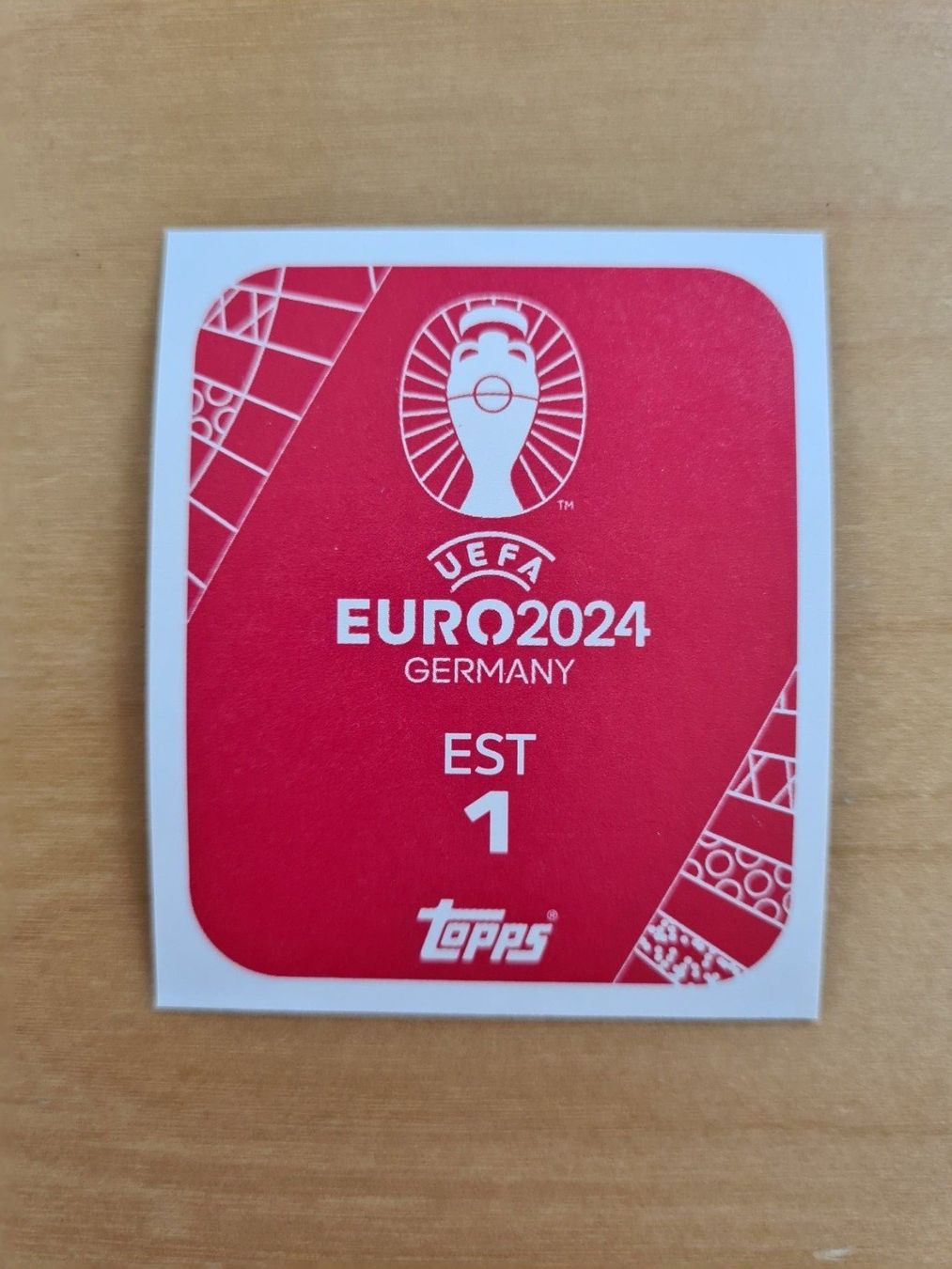 Topps Sammelbilder & Trading cards: Topps EURO 2024 Sticker EST 1 – Gebraucht aus Oberwil BL von Spieltopia 1