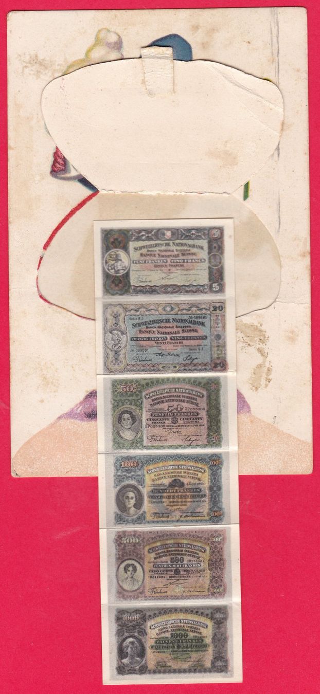 Ansichtskarten: FROHES NEUJAHR, 1.1.1932 MIT LEPORELLO – Gebraucht aus Oberrieden von Gebirgsstelze 2