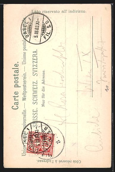 Cartes postales: Basel, Strassenbahn vor dem Spalenthor – D'occasion à Berlin par bartko-reher 1