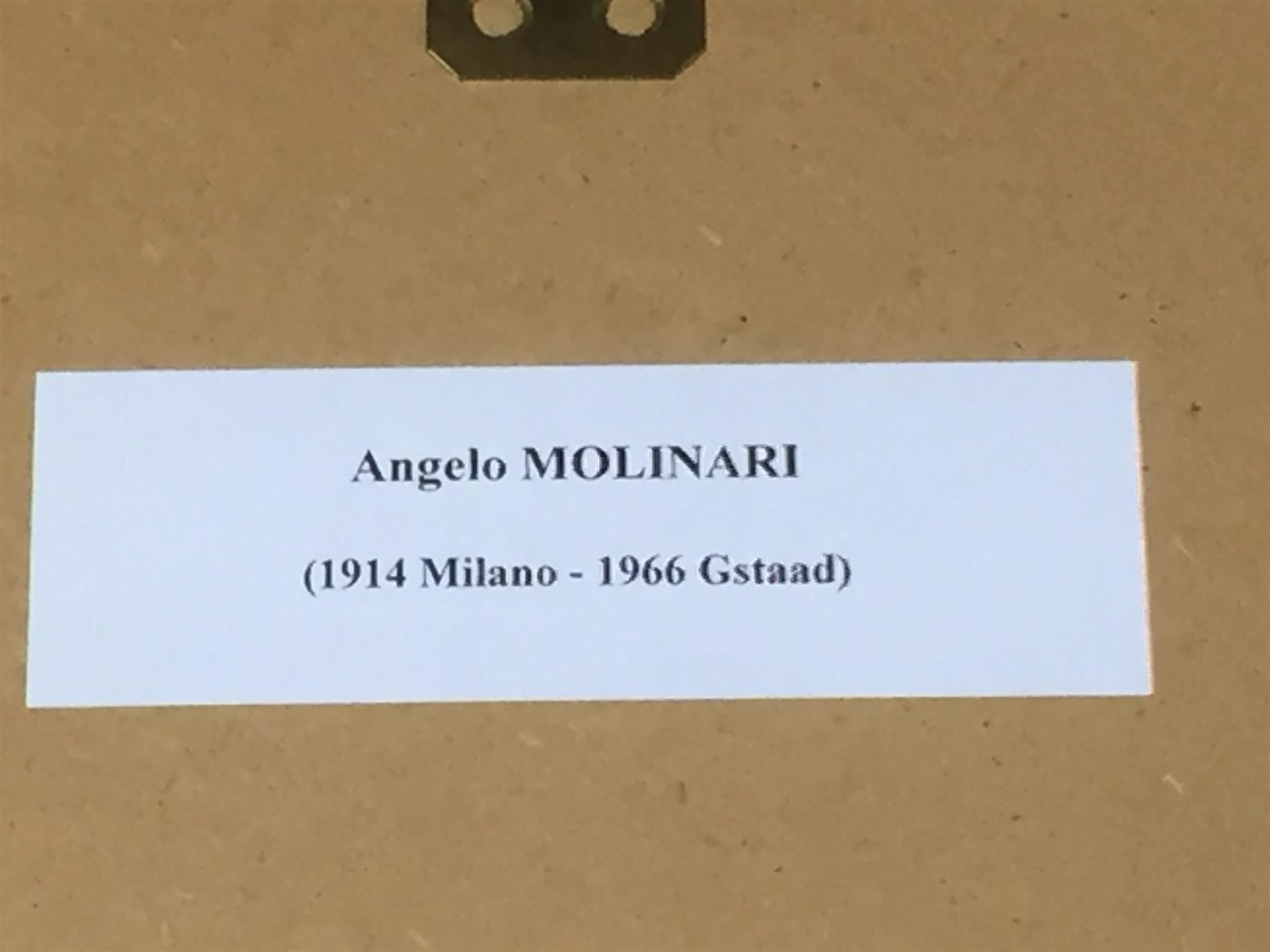 Dipinti: MOLINARI Angelo 1914-1966 Acryl – Usato da Bern venduto da Jwpm66 3