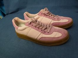 KENNEL & SCHMENGER SNEAKER PUDERROSA GR 38,5 NEUWERTIG LEDER