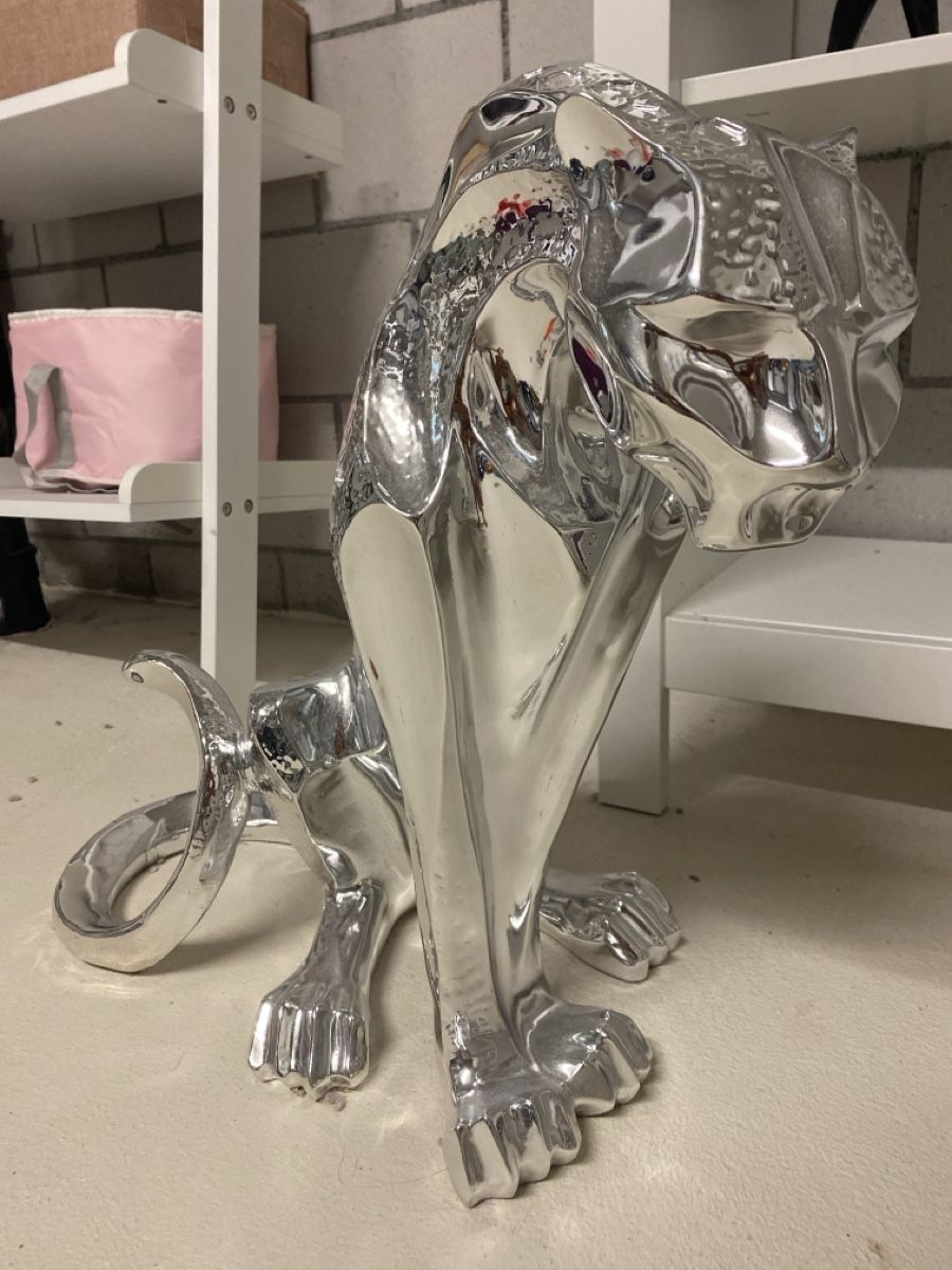 Sculture & Statue: Eleganter Panther Silber – Nuovo (secondo la descrizione) da Wolfwil venduto da ISAsShop 2