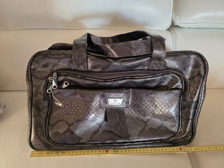 Bossana Reise/Sport tasche Kunstleder Schlangemuster