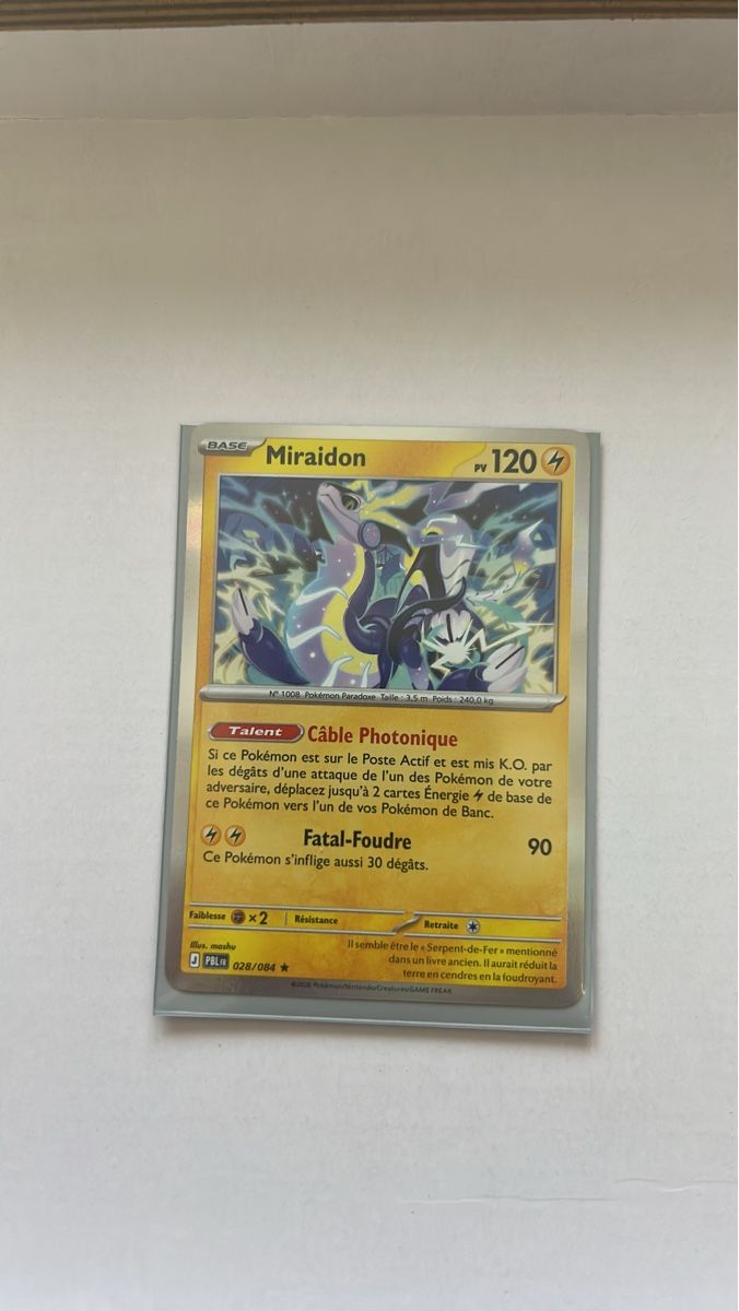 Pokémon Sammelbilder & Trading cards: Carte Pokémon Miraidon 120 PV utilisé – Neu (gemäss Beschreibung) aus Gland von adr_lh9d