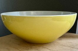 Rössler Schüssel gelb 21 cm gebraucht vintage