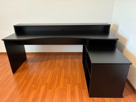 Gaming Schreibtisch / Pult schwarz