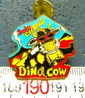 DINO COW PIN ENAMEL SAURIER KUH