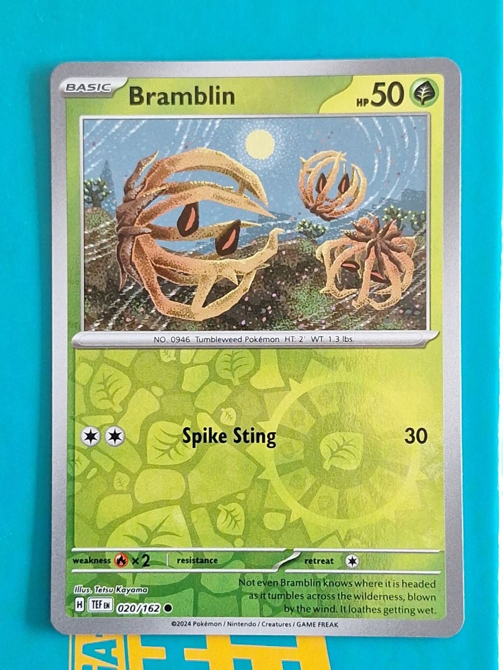 Pokémon Carte collezionabili: Bramblin - Pokemon Temporal Forces Reverse Holo - #2.6 – Usato da Altstätten SG venduto da GGsGameshop