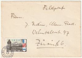 Feldpostbrief mit Soldatenmarke