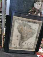 CARTE GÉOGRAPHIQUE SUD AMERICA 1859