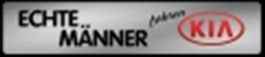 Blechschild-ECHTE MÄNNER FAHREN KIA - 46 X 10 CM