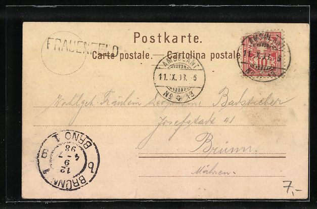 Ansichtskarten: Litho Gurten b. Bern, Restaurant Gurten, – Gebraucht aus Berlin von bartko-reher 1
