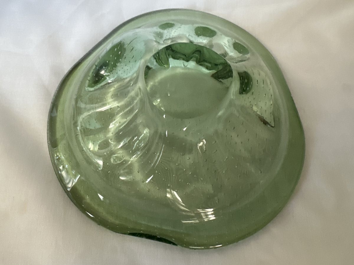 Coupes: Glassschale mit Luftblasen Grösse ca. 22cm – D'occasion à Zürich par Chaeffeler 5